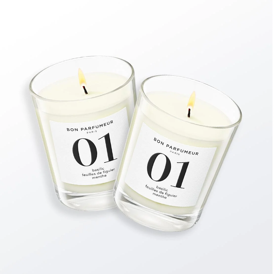 Small Candle 01 with basil, fig leaves and mint - Image 3